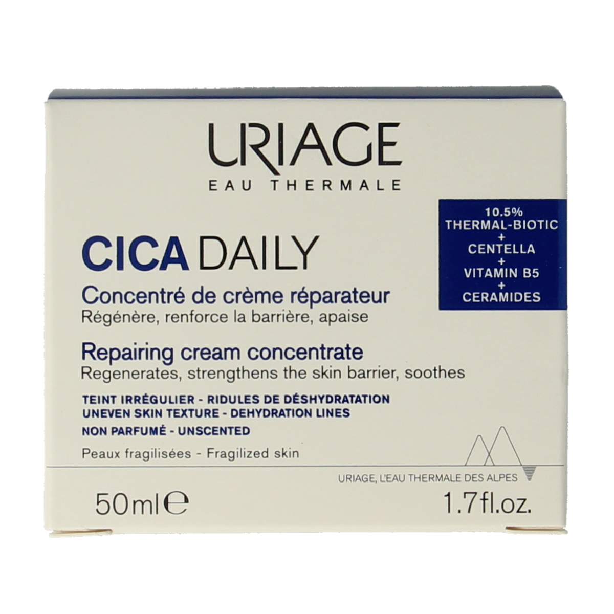 Uriage Cica daily cream concentraat 50.00 Milliliter