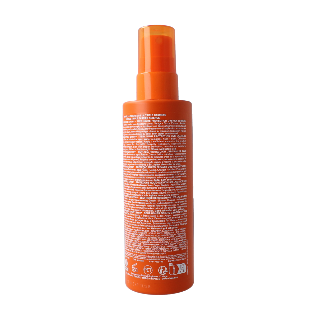 Uriage Bariesun spray SPF50+ 200.00 Milliliter