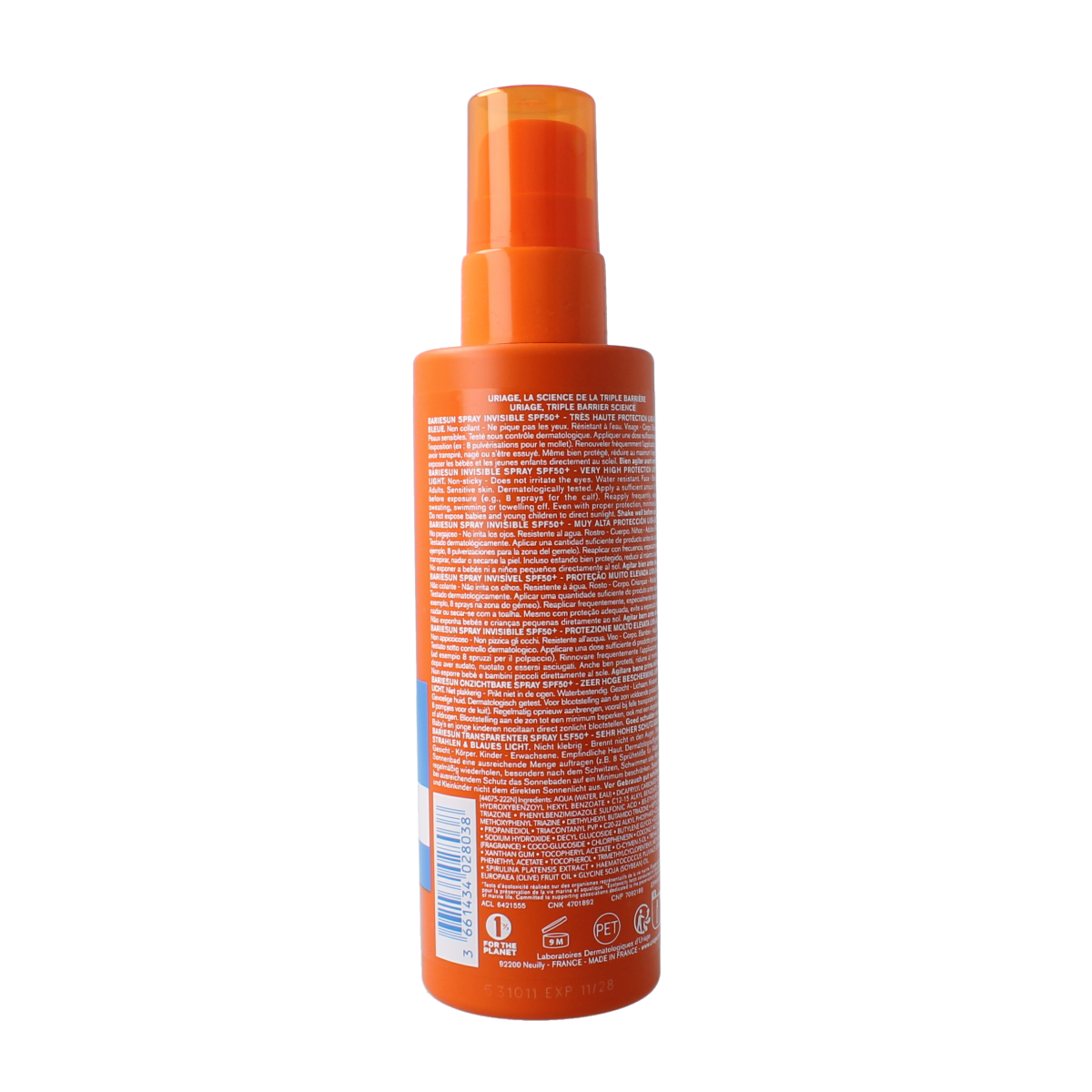 Uriage Bariesun spray SPF50+ 200.00 Milliliter