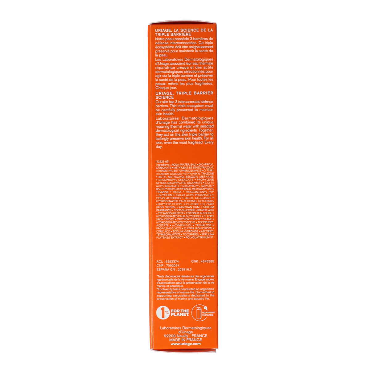 Uriage Bariesun cream tinted SPF50+ 50.00 Milliliter