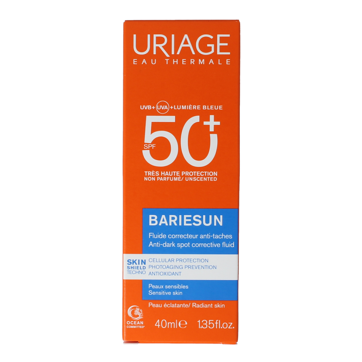 Uriage Bariesun fluid anti dark  spots SPF50 40.00 Milliliter