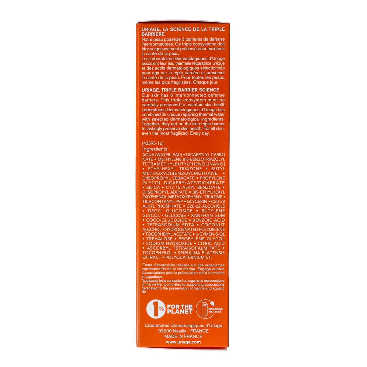 Uriage Bariesun child lotion SPF50 100.00 Milliliter