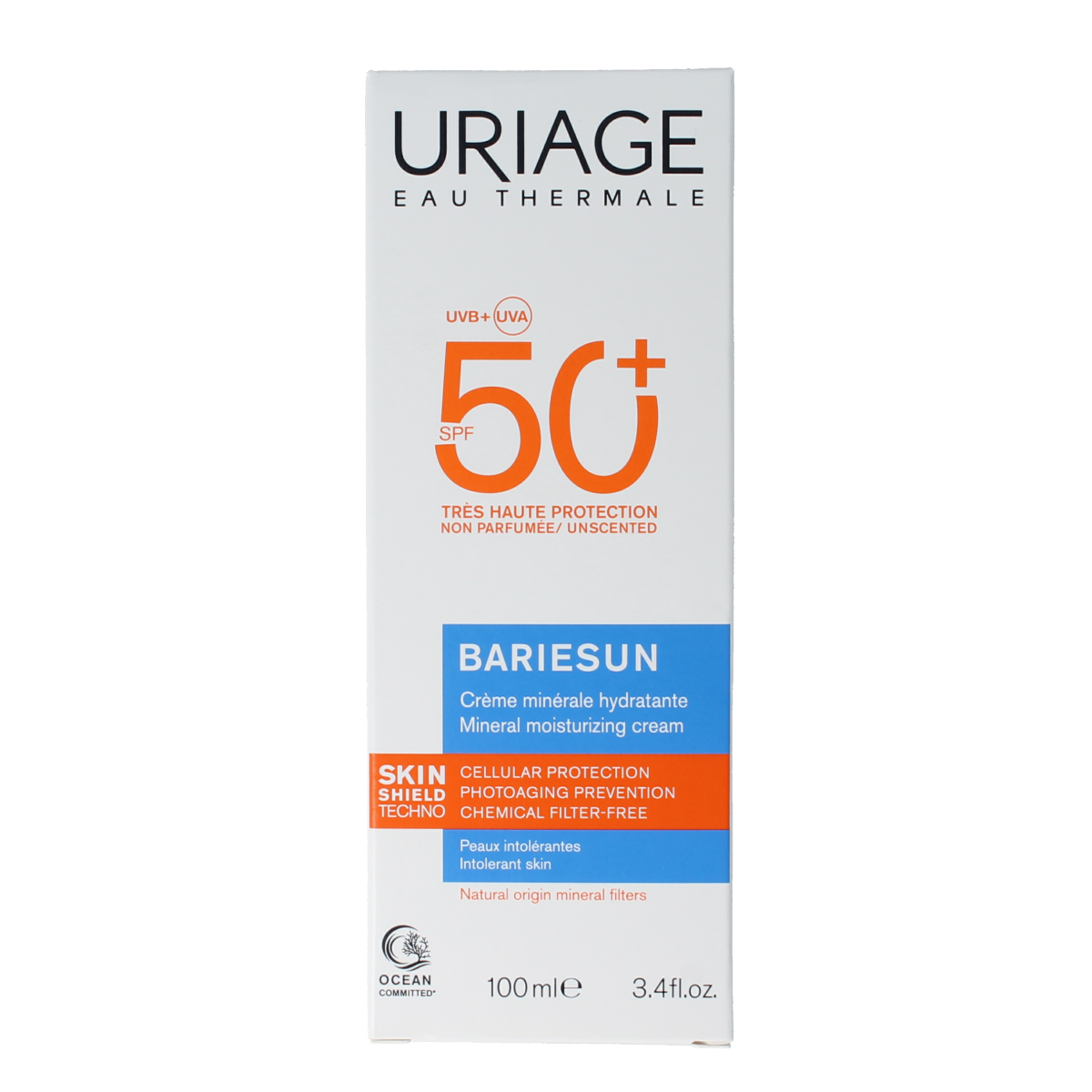 Uriage Bariesun mineral cream SPF50 100.00 Milliliter