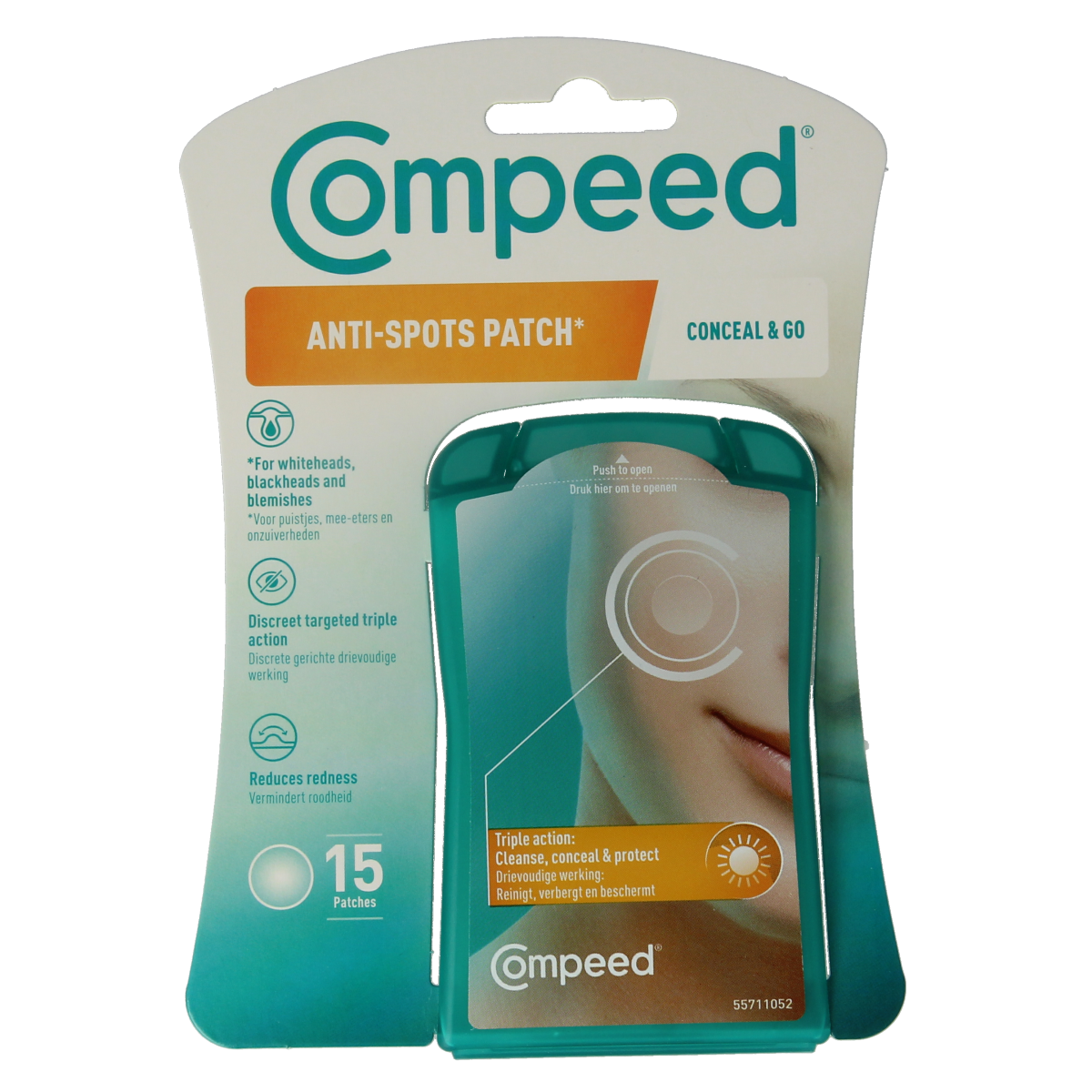 Compeed Anti-Spots conceal & go 15.00 Stuks
