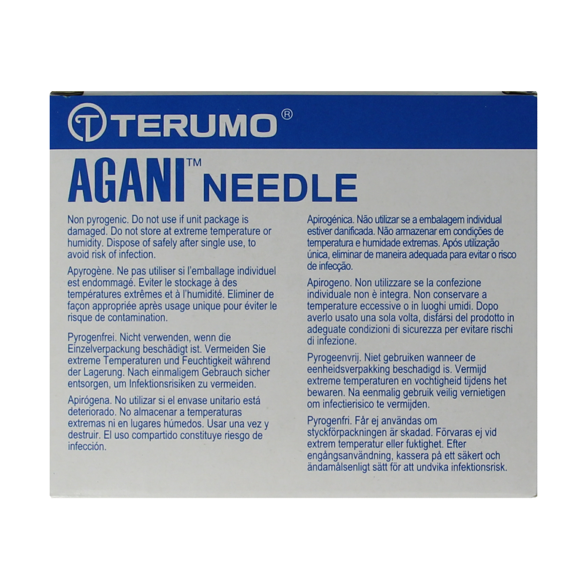 Terumo Injectienaald 38 x 0.9 agani 100.00 Stuks
