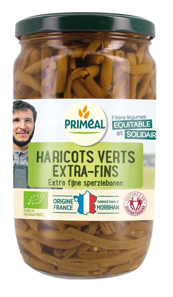 Primeal Haricots verts sperziebonen extra fijn bio 660.00 Gram