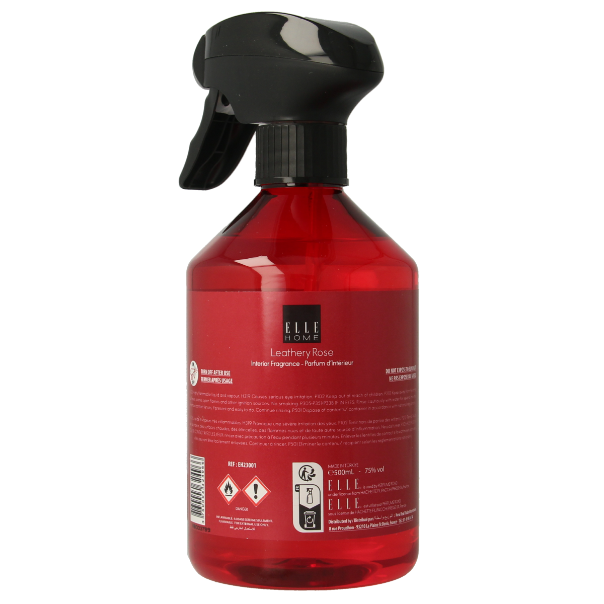 Elle Home Leathery rose interior spray 500.00 Milliliter