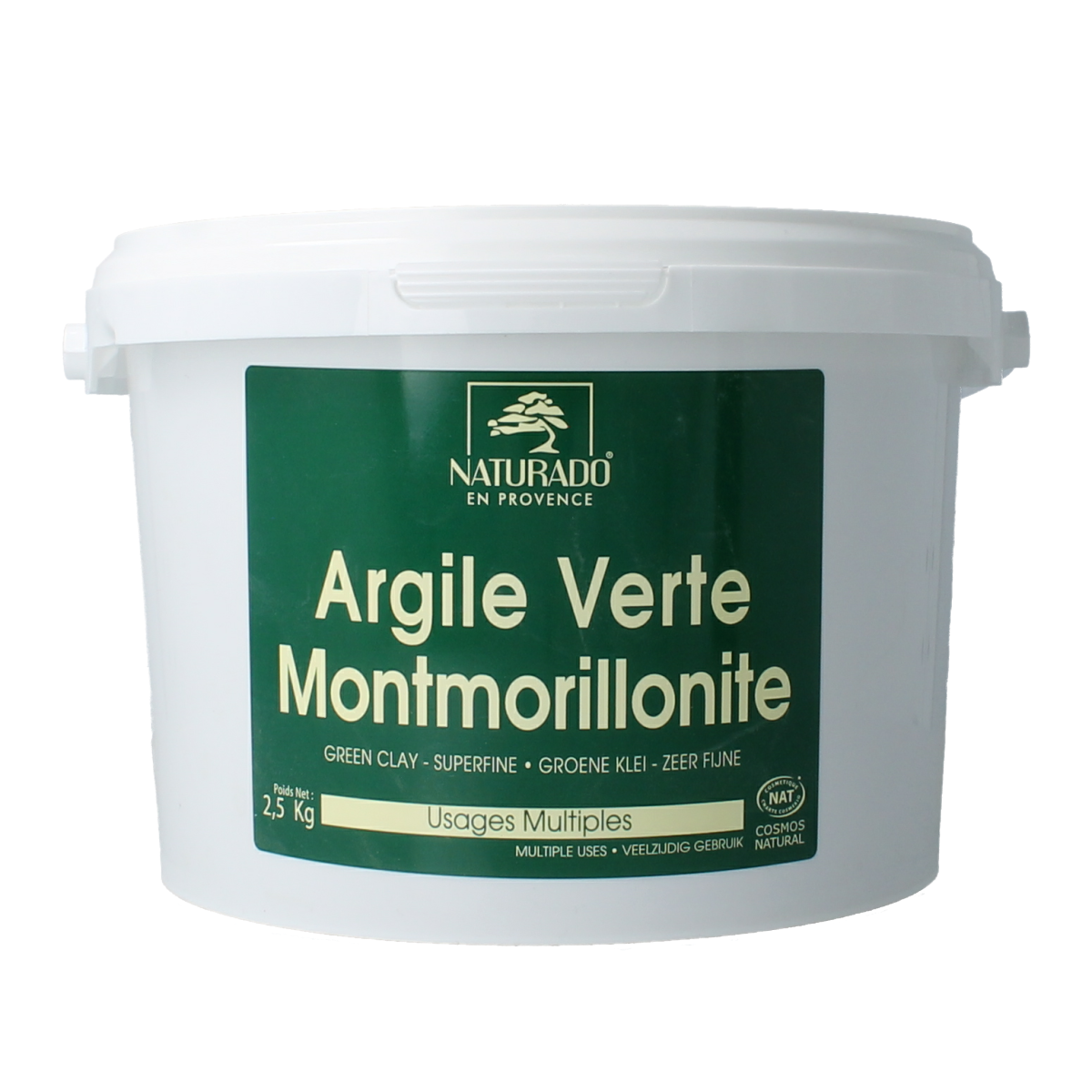 Naturado  Groene klei montmorillon emmer 2500.00 Gram