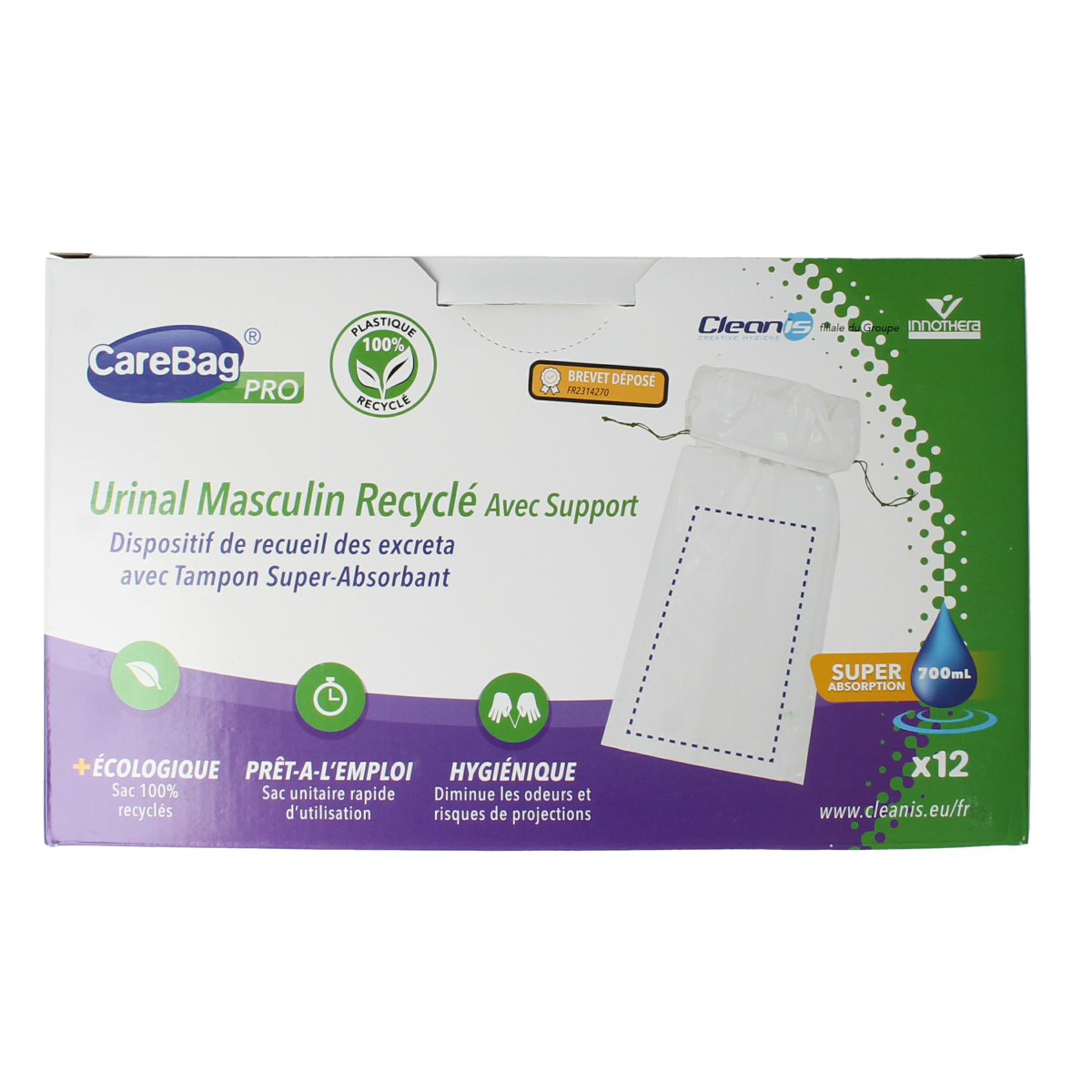 CareBag Wegwerpurinaal man 12.00 Stuks