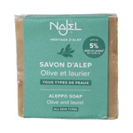 Najel Aleppo Aleppo olijf zeep 5% laurier 190.00 Gram