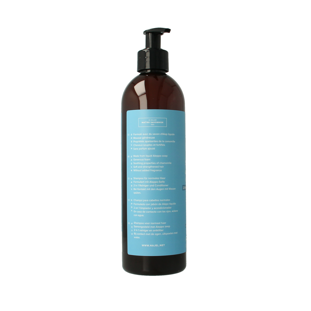 Najel Aleppo Aleppo shampoo normaal haar 500.00 Milliliter