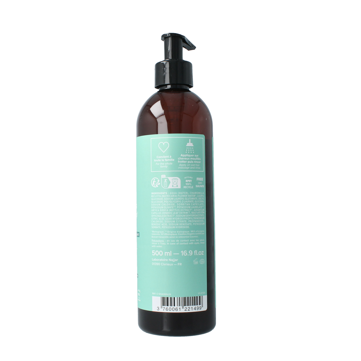 Najel Aleppo Aleppo shampoo vet haar 500.00 Milliliter