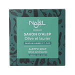 Najel Aleppo Aleppo zeep amber oud aroma aan koord 150.00 Gram
