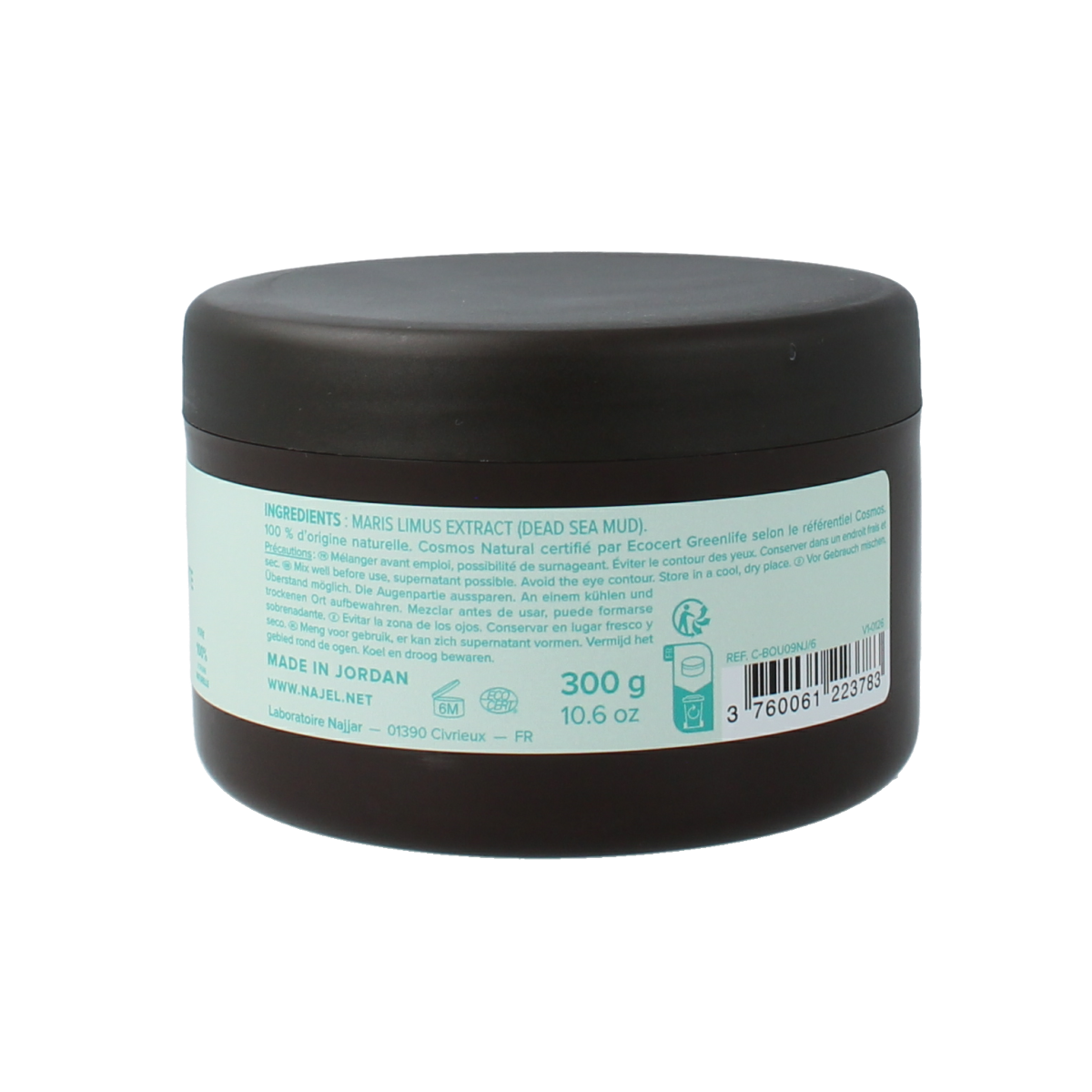 Najel Aleppo Aleppo masker dode zee klei 300.00 Gram