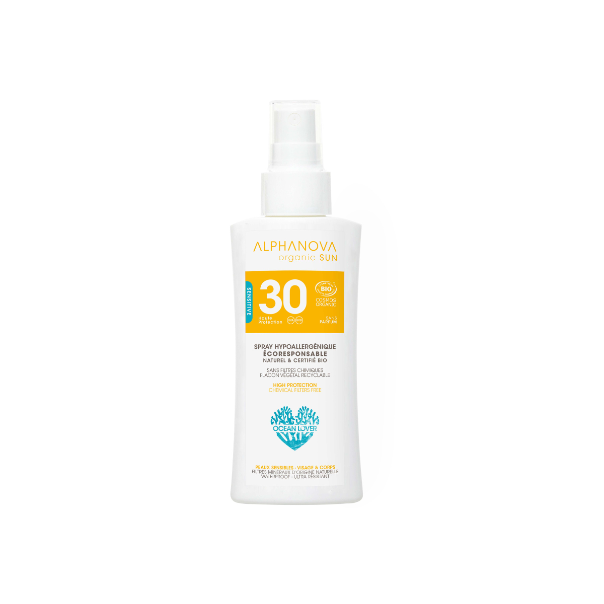 Alphanova Sun Sun bio hypoallergenic spray SPF30 organic 90.00 Gram