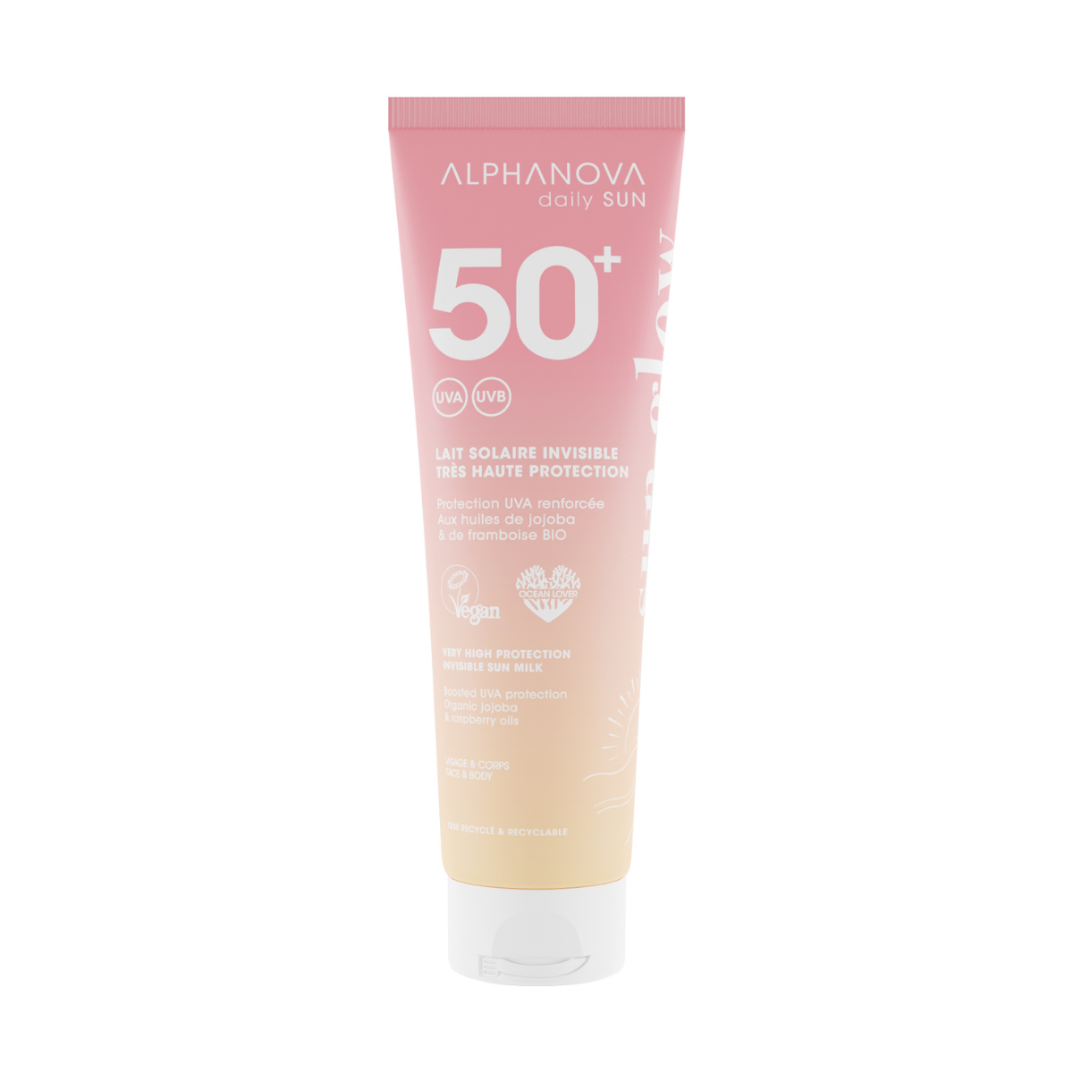 Alphanova Sun Invisible sun milk sun glow bio SPF50 150.00 Milliliter