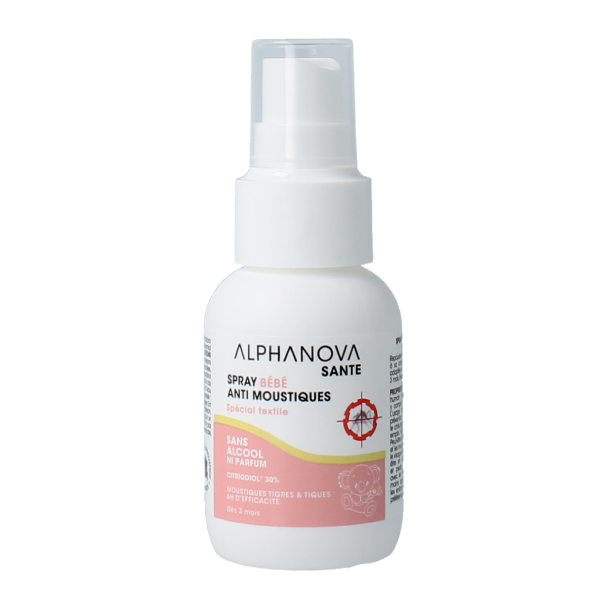 Alphanova Bebe Baby spray anti muggen bio 50.00 Milliliter
