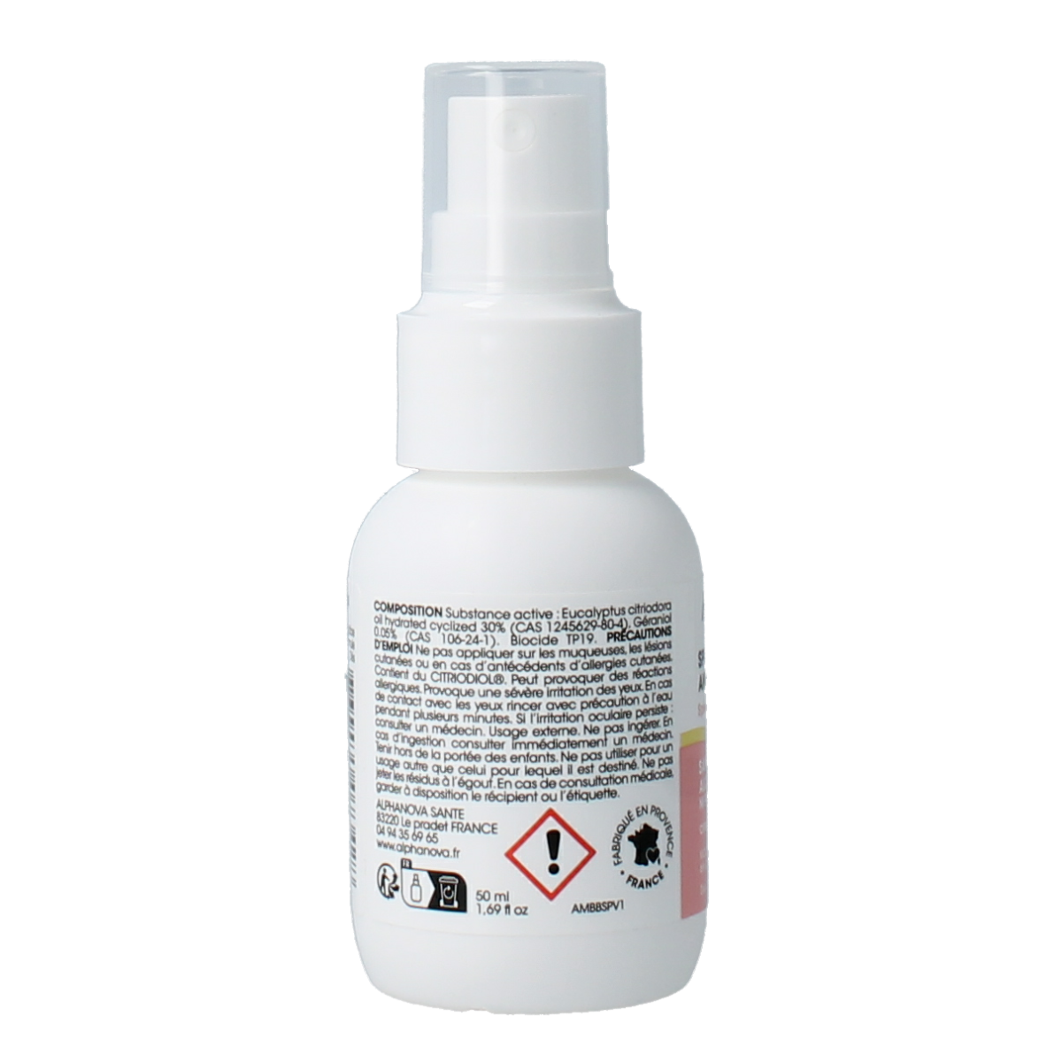 Alphanova Bebe Baby spray anti muggen bio 50.00 Milliliter