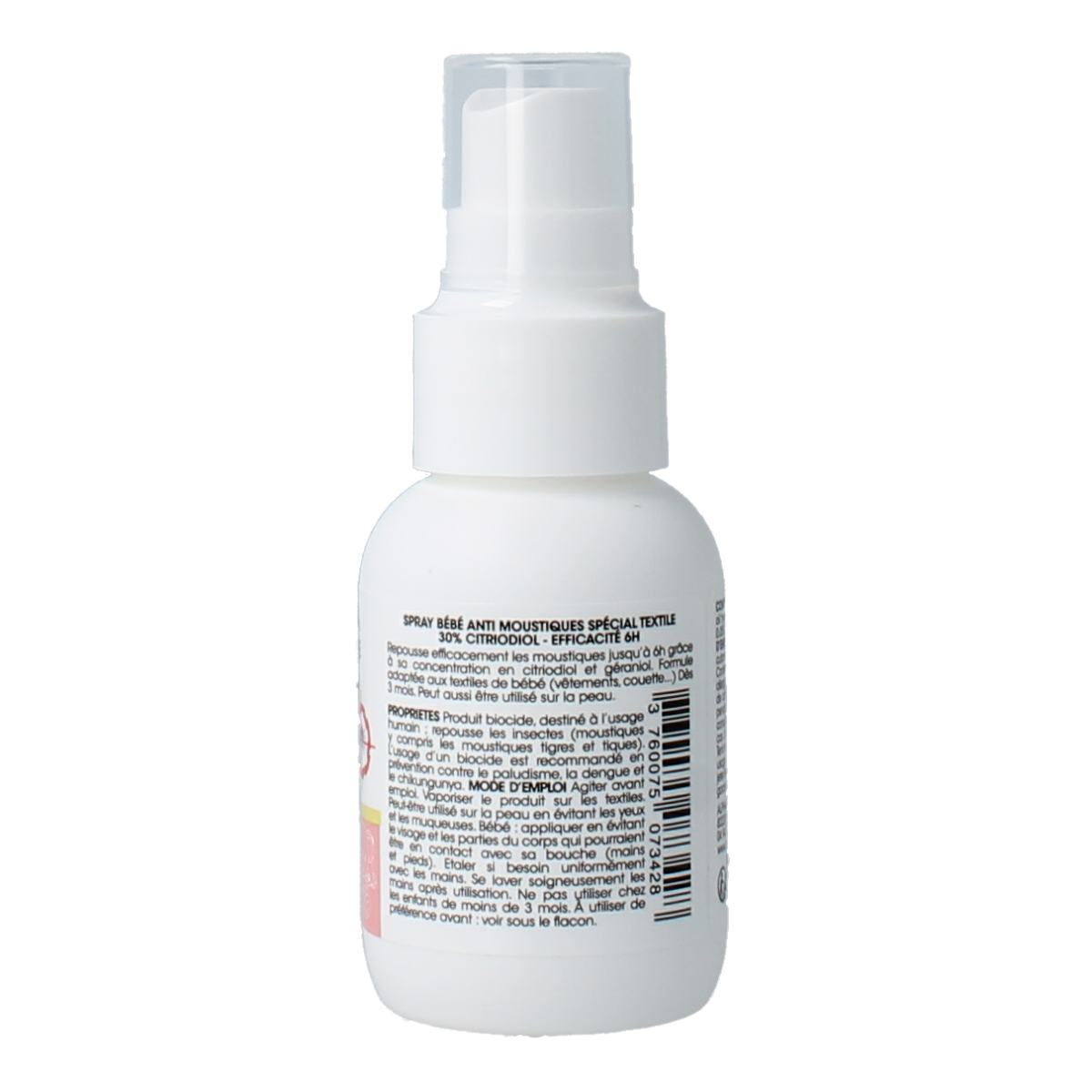 Alphanova Bebe Baby spray anti muggen bio 50.00 Milliliter