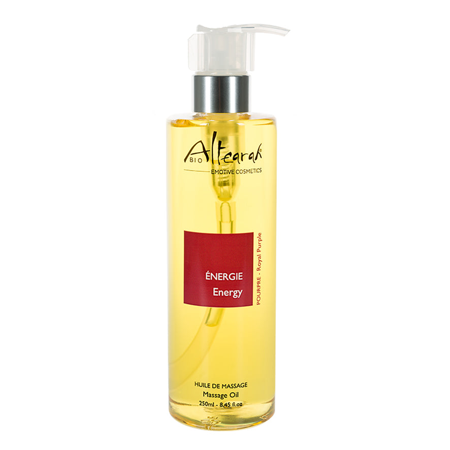 Altearah Massageolie energy purple bio 250 Milliliter