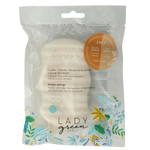 Lady Green Konjac lichaamsspons crushed walnut 1.00 Stuks