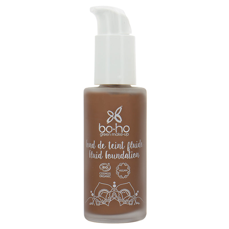Boho green makeup Liquid foundation 10 cafe au lait 30.00 Milliliter