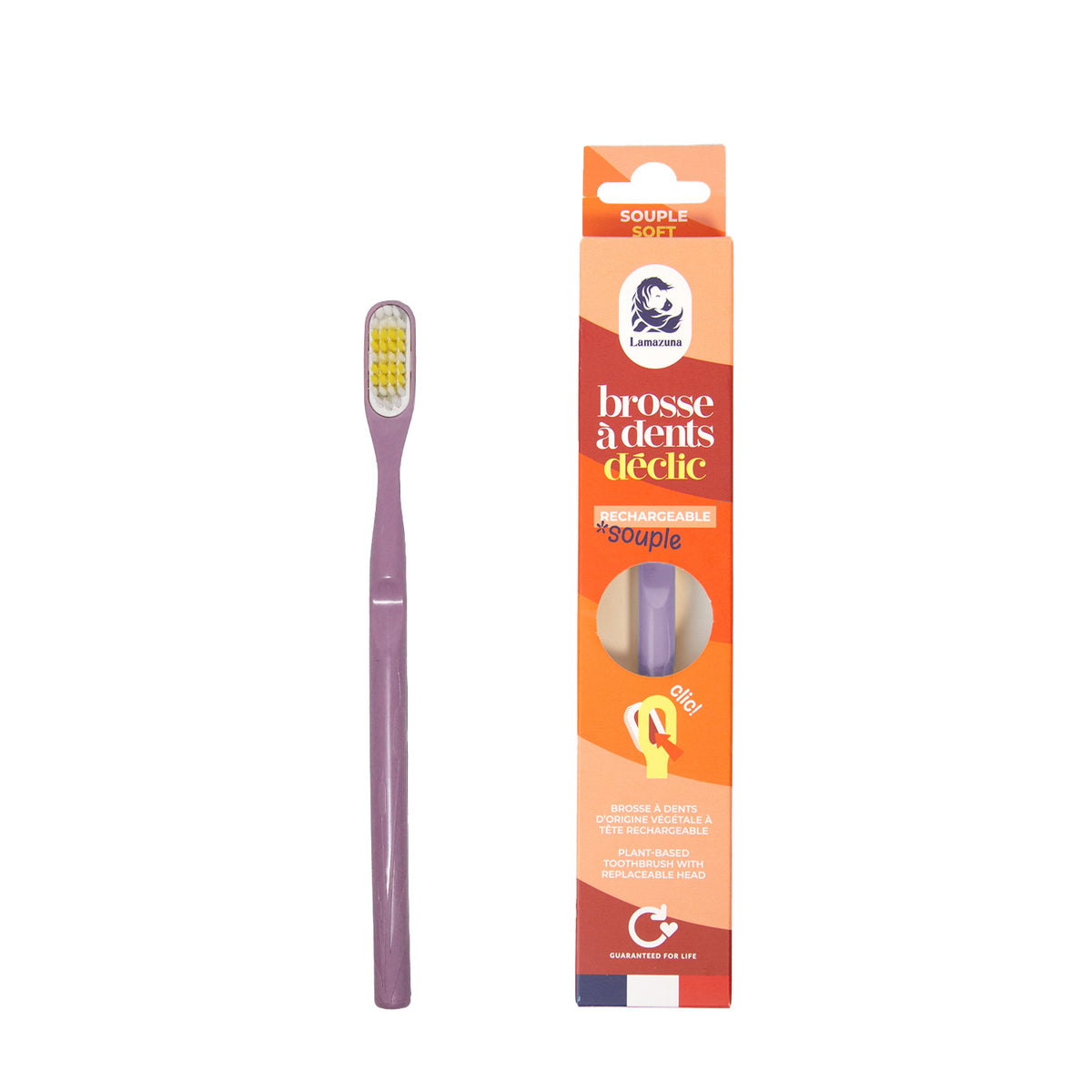 Lamazuna Toothbrush soft lilac 1.00 Stuks