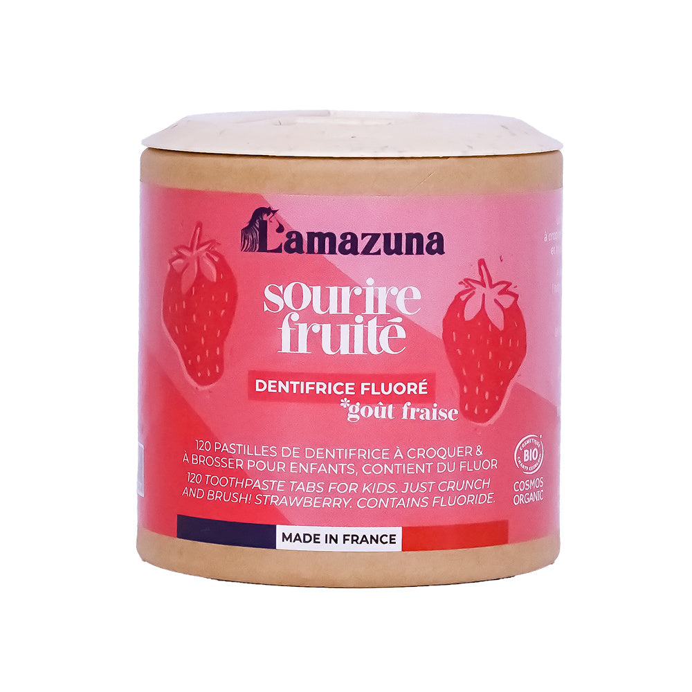 Lamazuna Toothpaste tablets kids strawberry bio 30.00 Gram