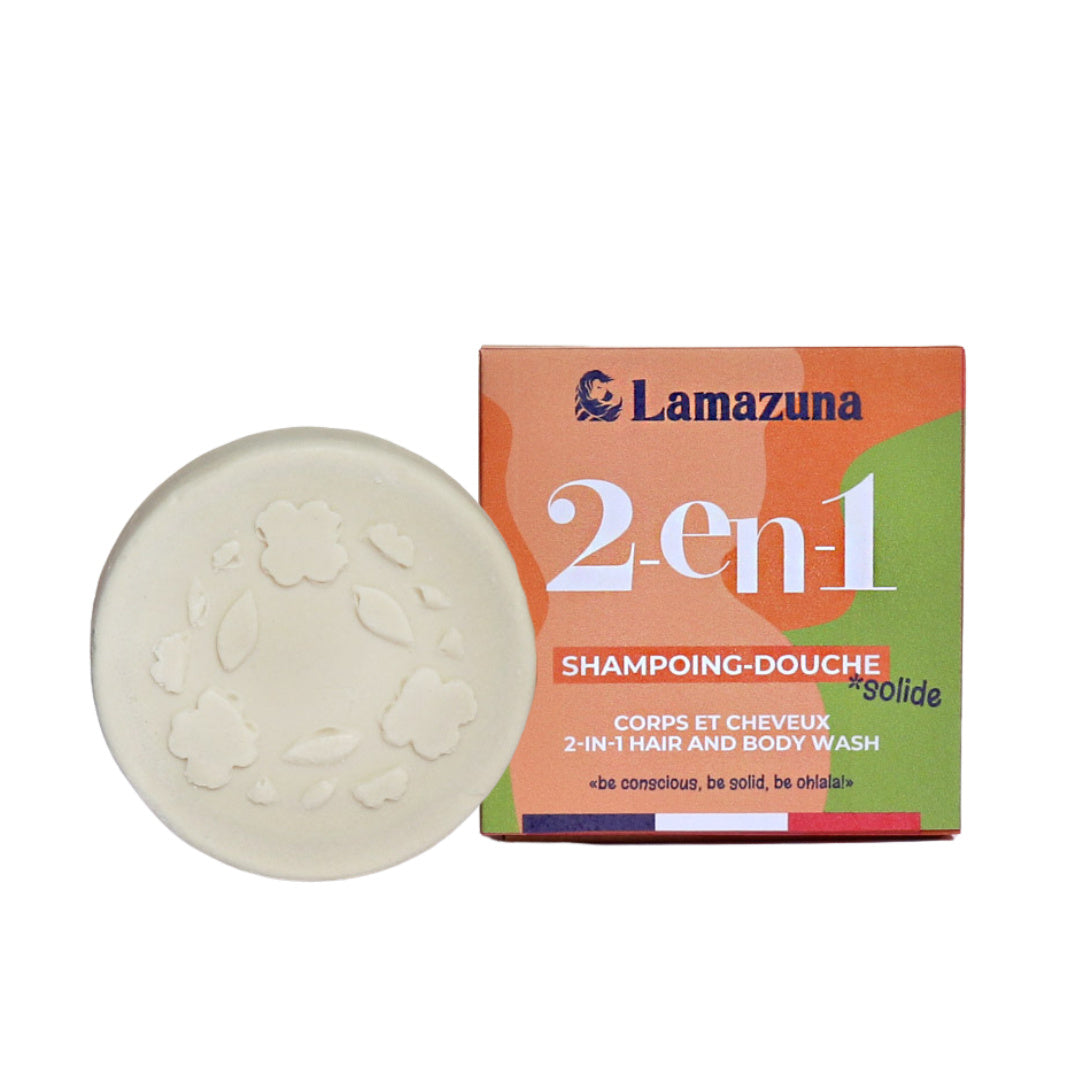 Lamazuna 2 In 1 Hair and body wash bar 70.00 Gram