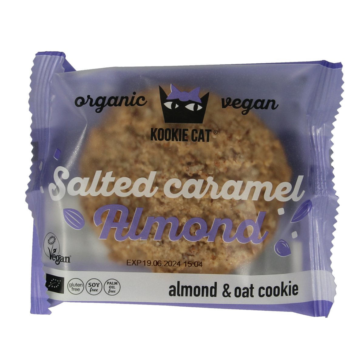 Kookie Cat Salted caramel & almonds bio 50.00 Gram