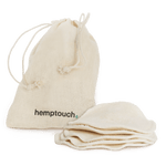 Hemptouch Reusable cotton pads + laudry bag 5.00 Stuks