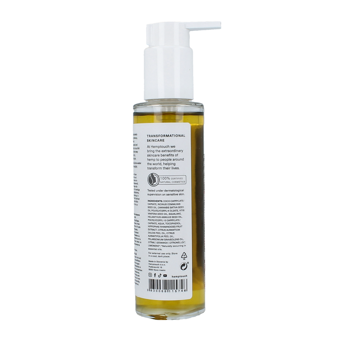 Hemptouch Hemp blessed cleansing oil 100.00 Milliliter