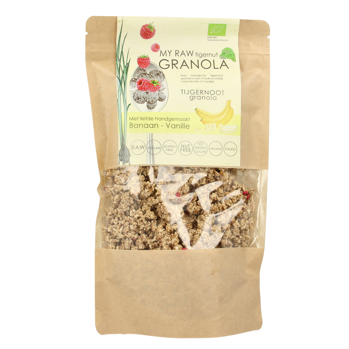 Vitiv Tijgernoot granola banaan vanille bio 230.00 Gram