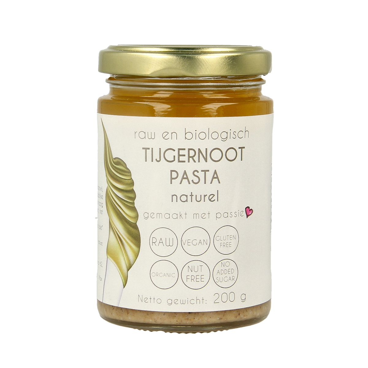 Vitiv Tijgernoot pasta naturel bio 200.00 Gram