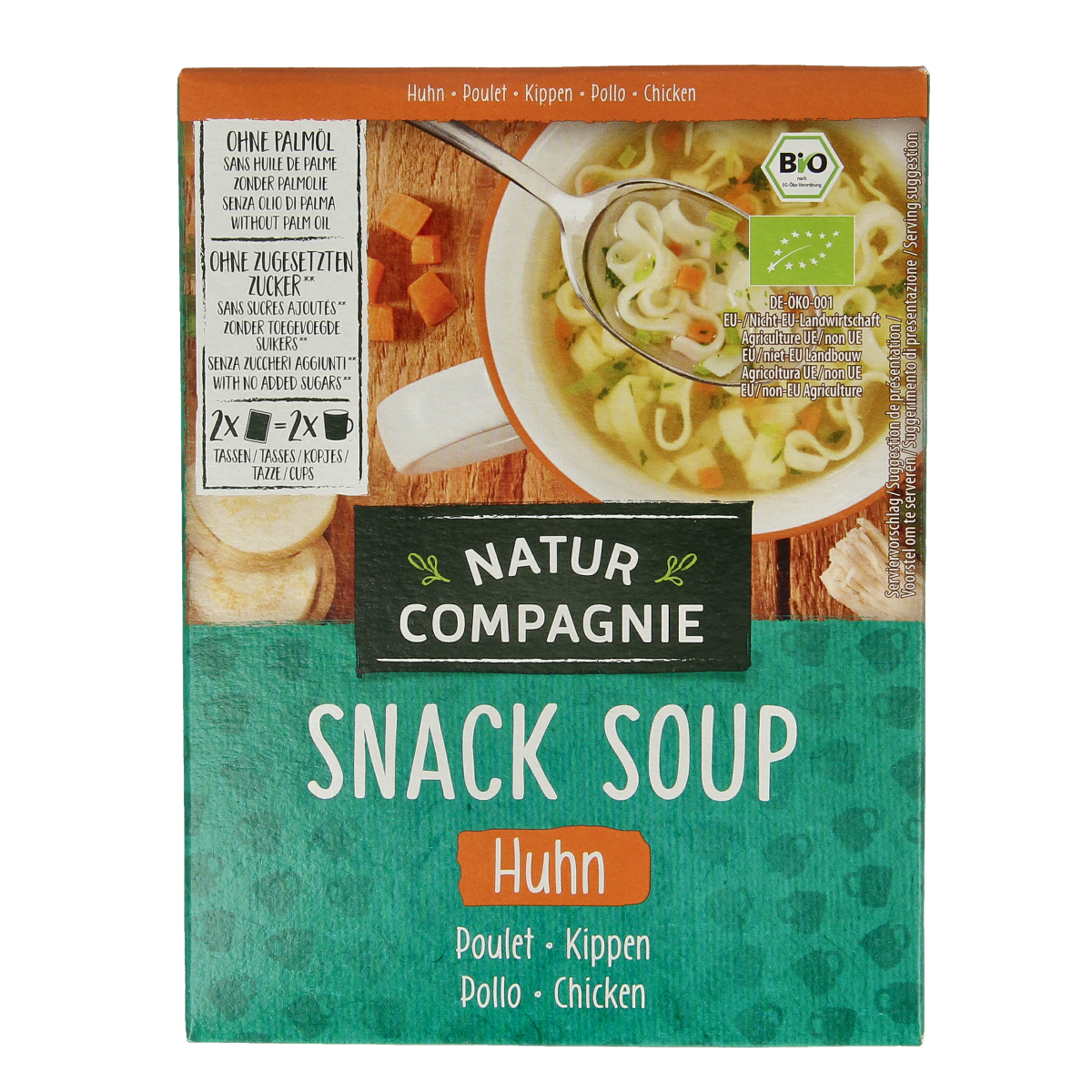 Natur Compagnie Instant soup kip bio 34.00 Gram