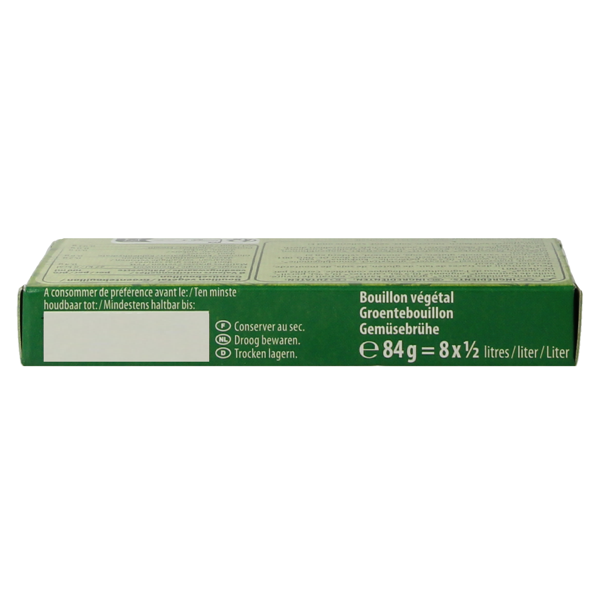 Natur Compagnie Groentebouillonblokjes met zout bio 84.00 Gram