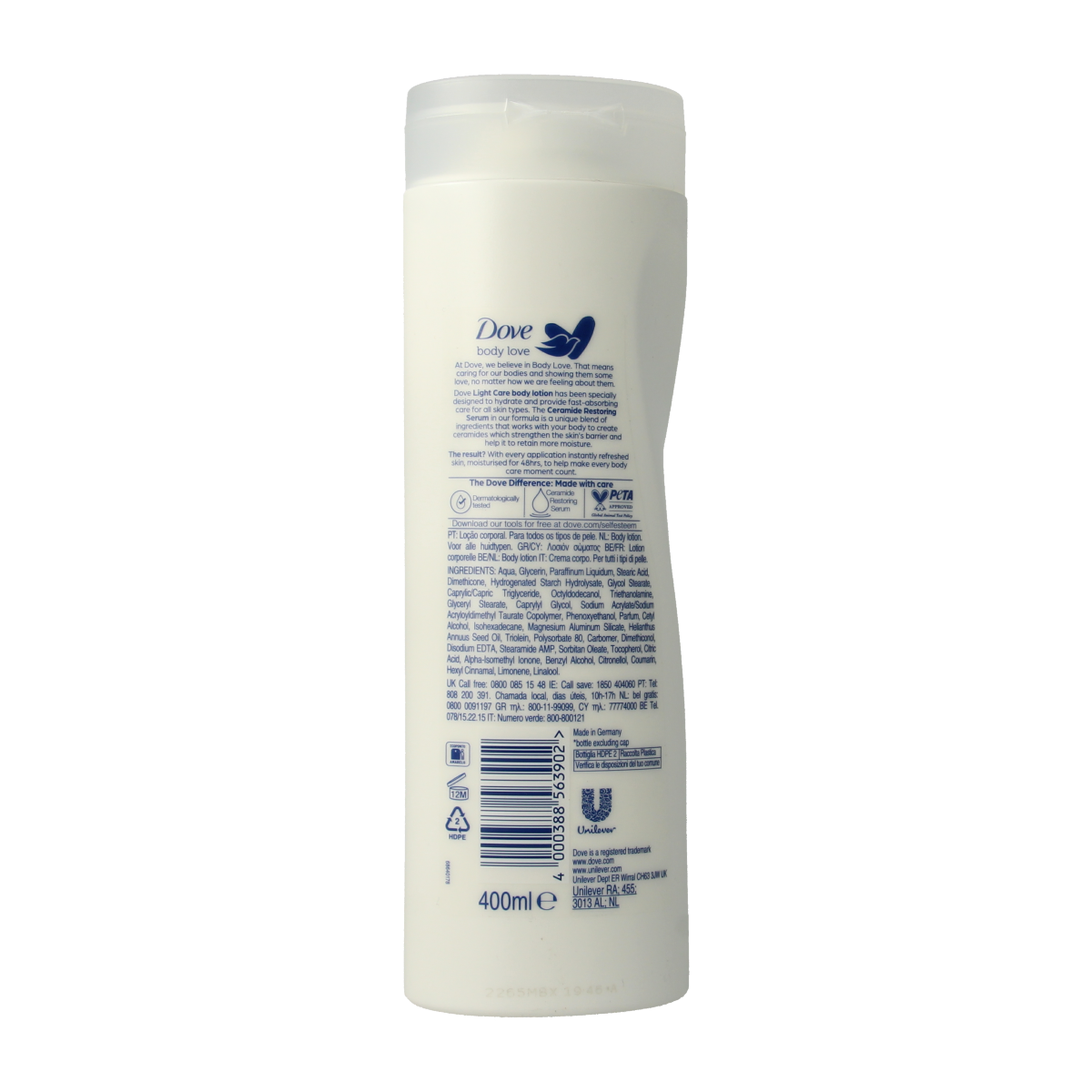 Dove Bodylotion hydro 400.00 Milliliter