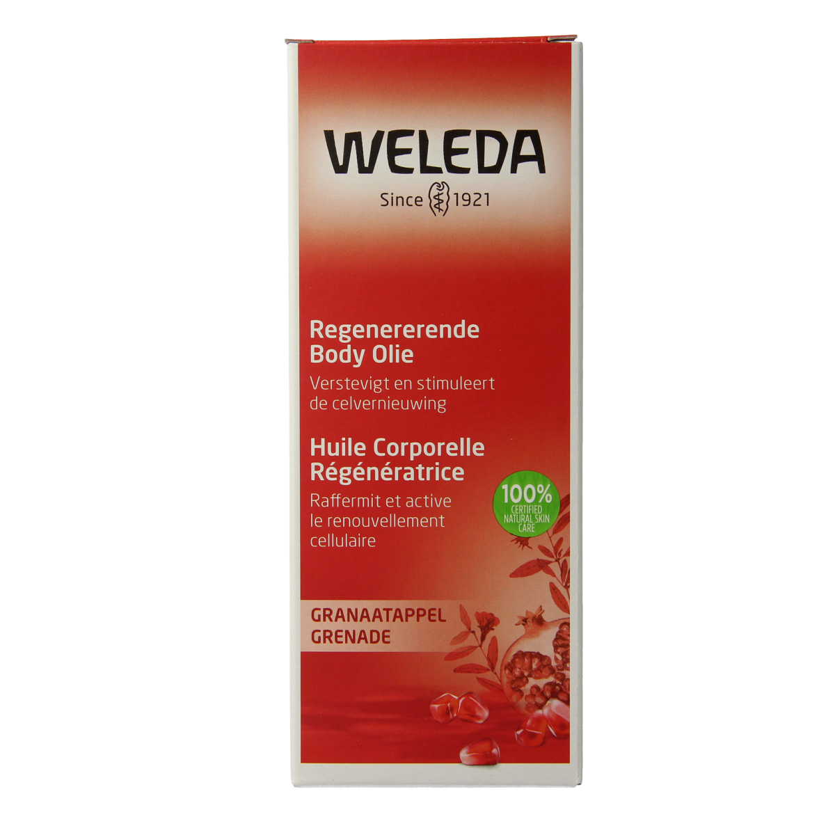 Weleda Granaatappel regenererende body olie 100.00 Milliliter