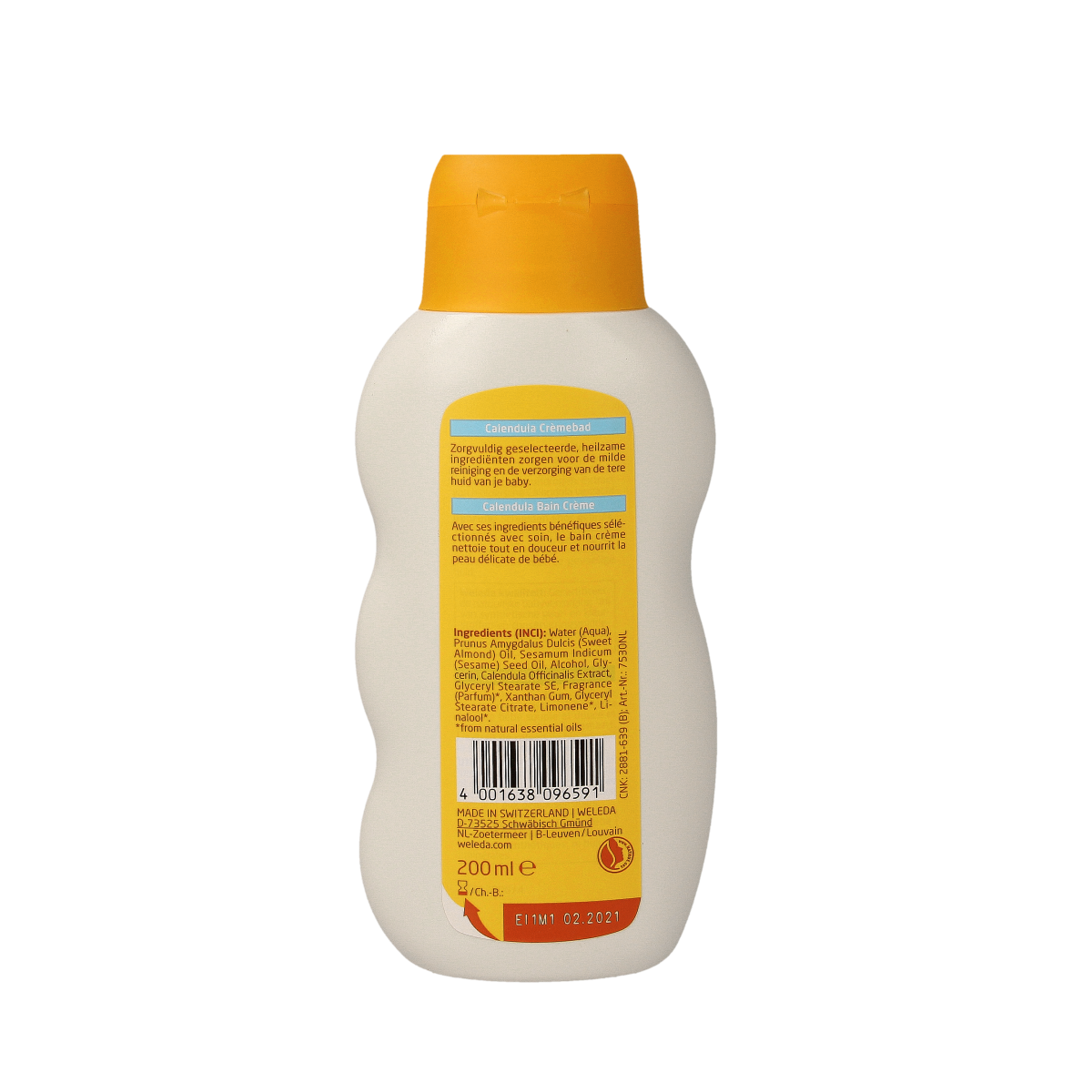 Weleda Calendula baby cremebad 200.00 Milliliter