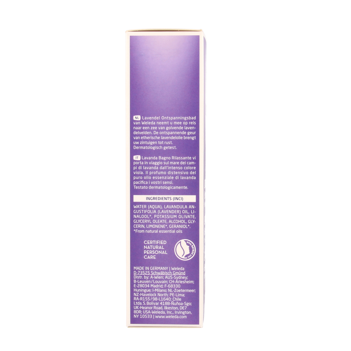 Weleda Lavendel ontspanningsbad 200.00 Milliliter