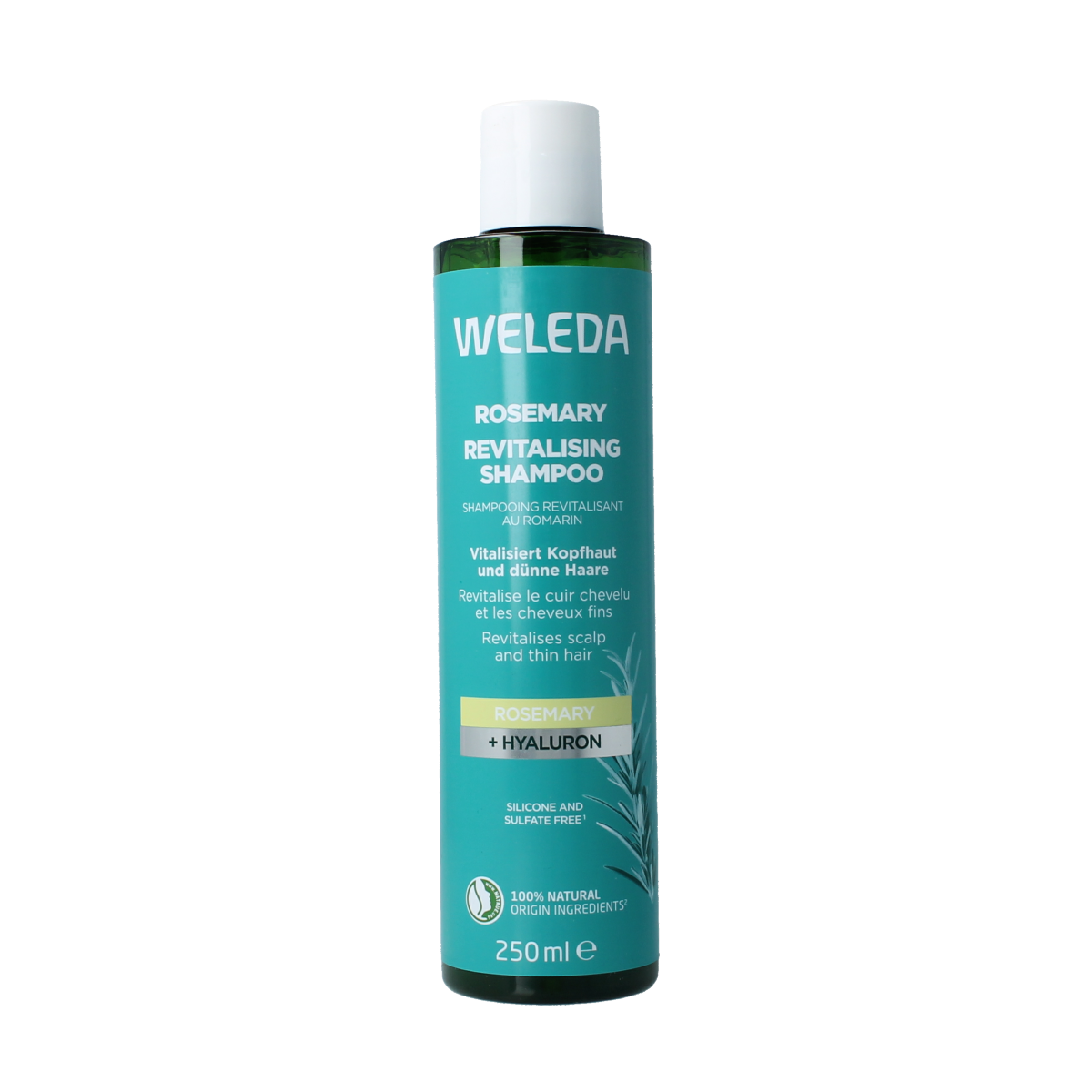 Weleda Rozemarijn revitaliserende shampoo 250.00 Milliliter