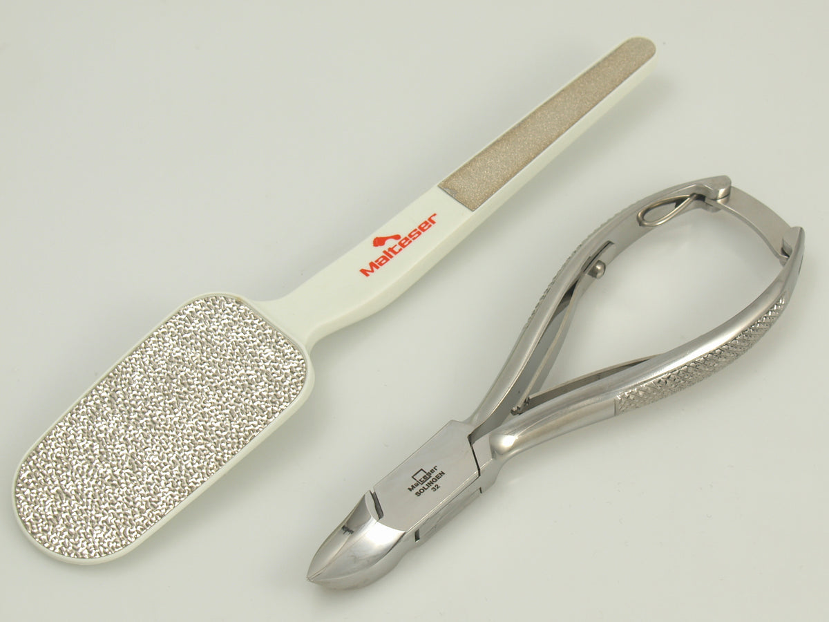 Malteser Pedicuretang 14cm en rasp 19.5cm nikkel 1.00 Set