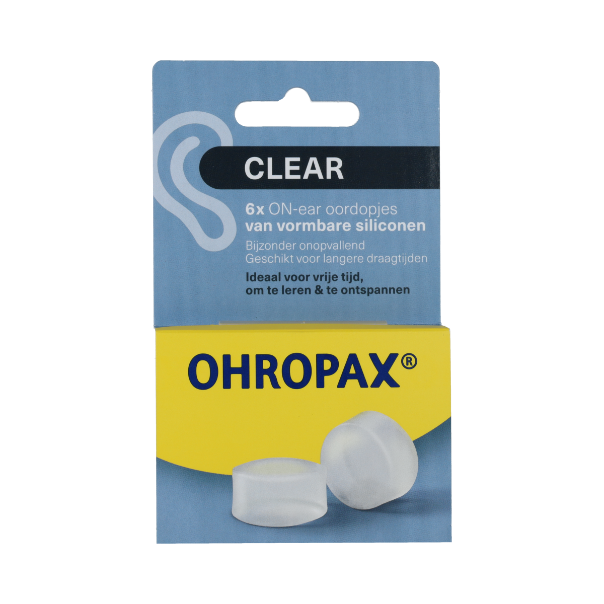 Ohropax Silicon clear 6.00 Stuks