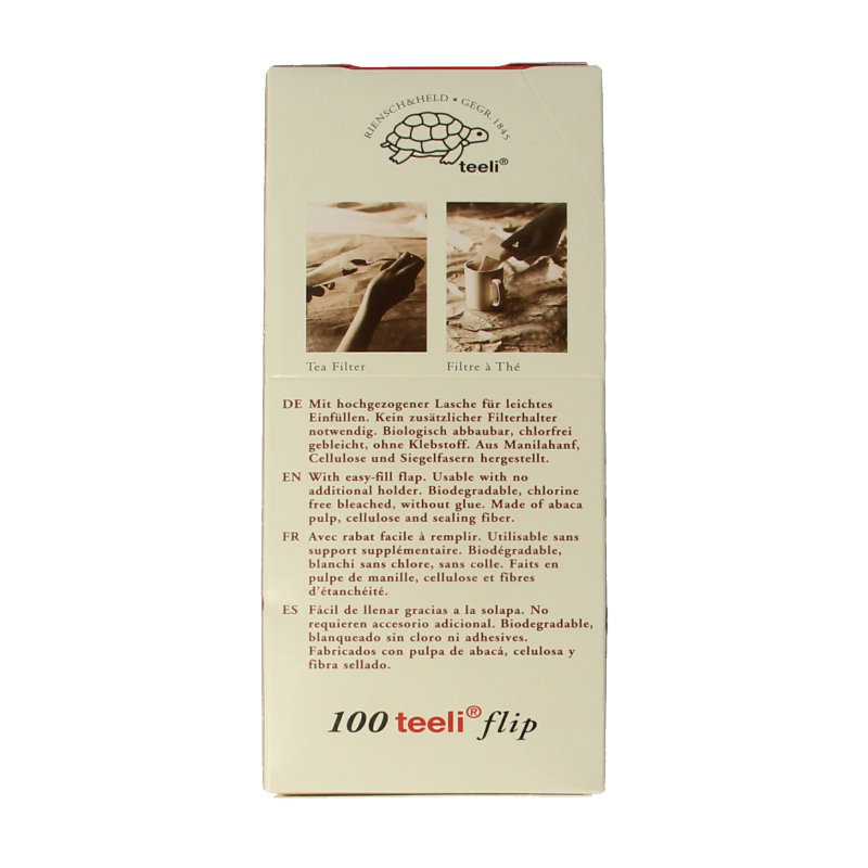 Teeli Theefilters XS 100 Stuks