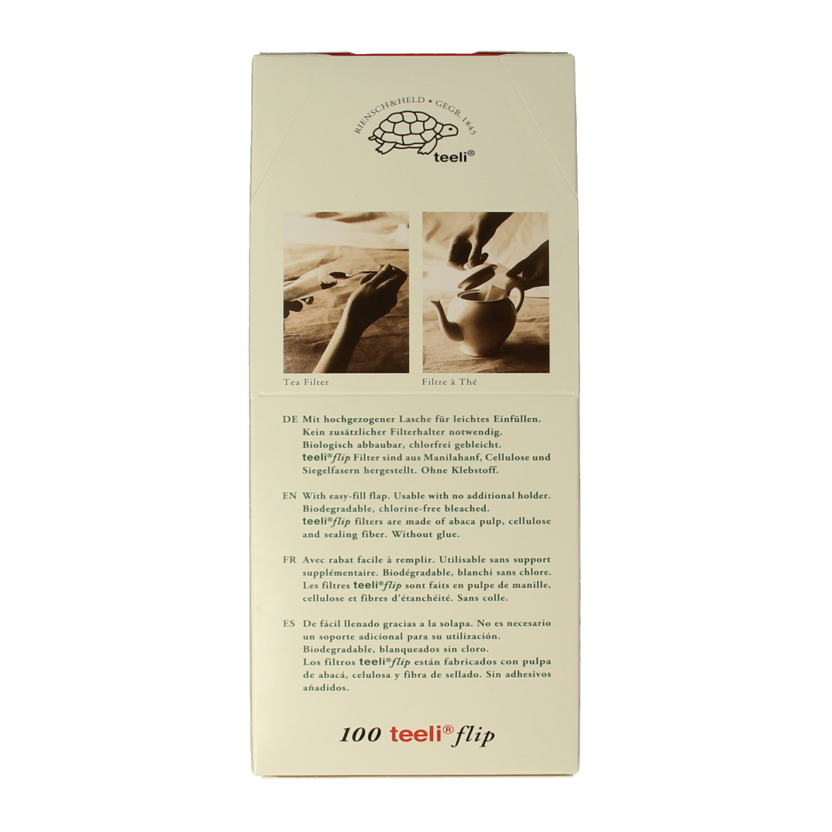 Teeli Theefilter L 100.00 Stuks