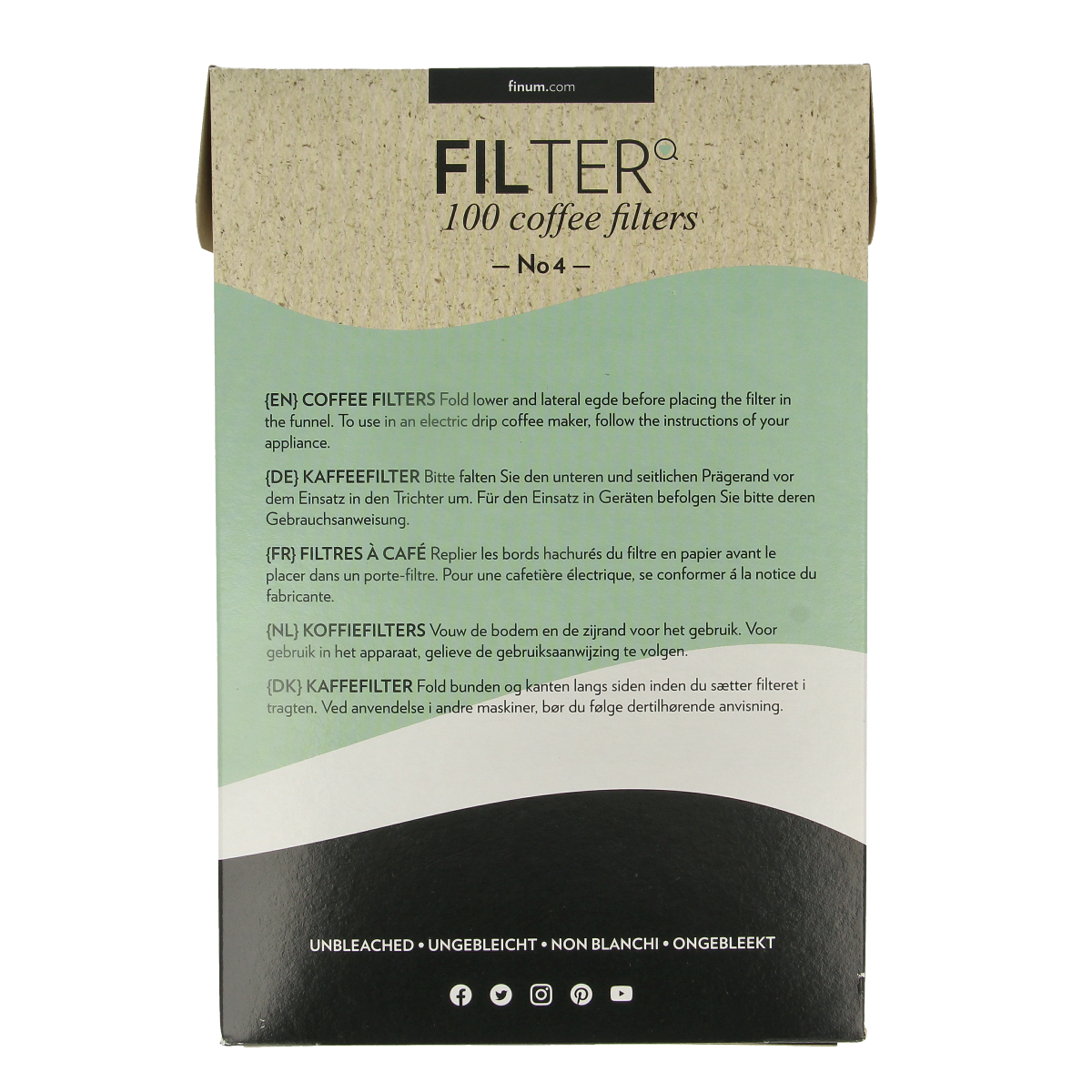 Finum Koffiefilters no. 4 100.00 Stuks