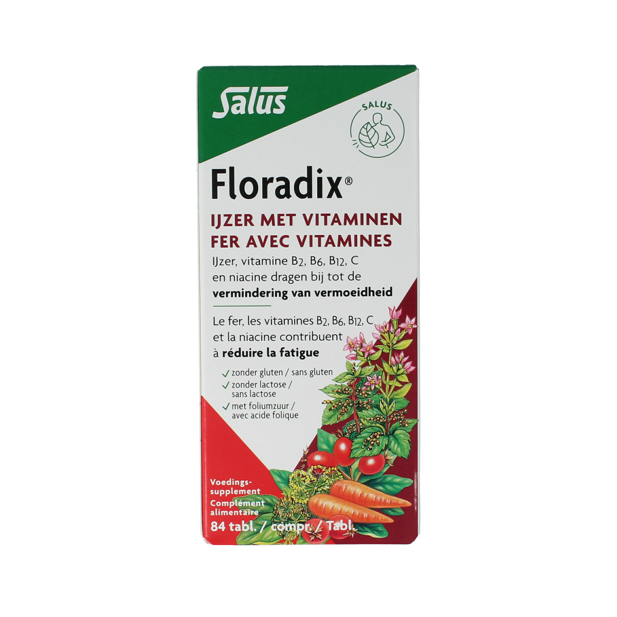 Salus Floradix ijzer tabletten 84.00 Tabletten