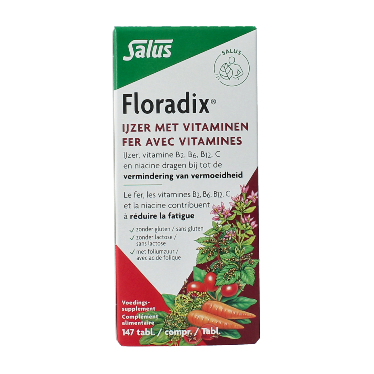 Salus Floradix ijzer tabletten 147.00 Tabletten