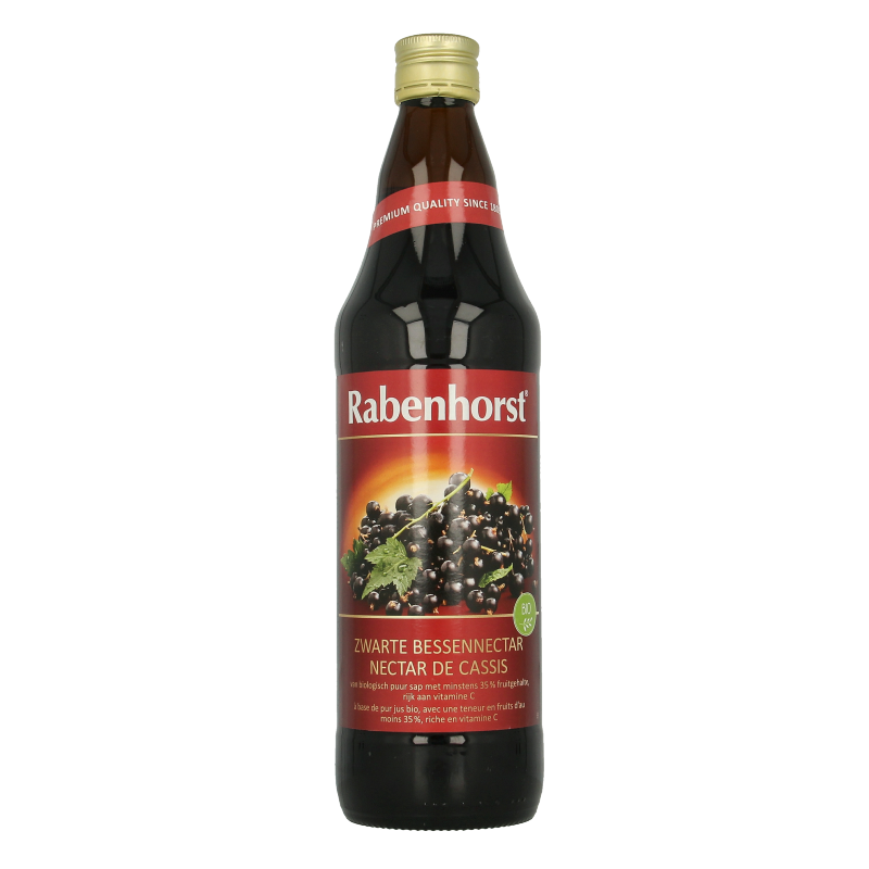 Rabenhorst Zwarte bes nektar bio 750 Milliliter