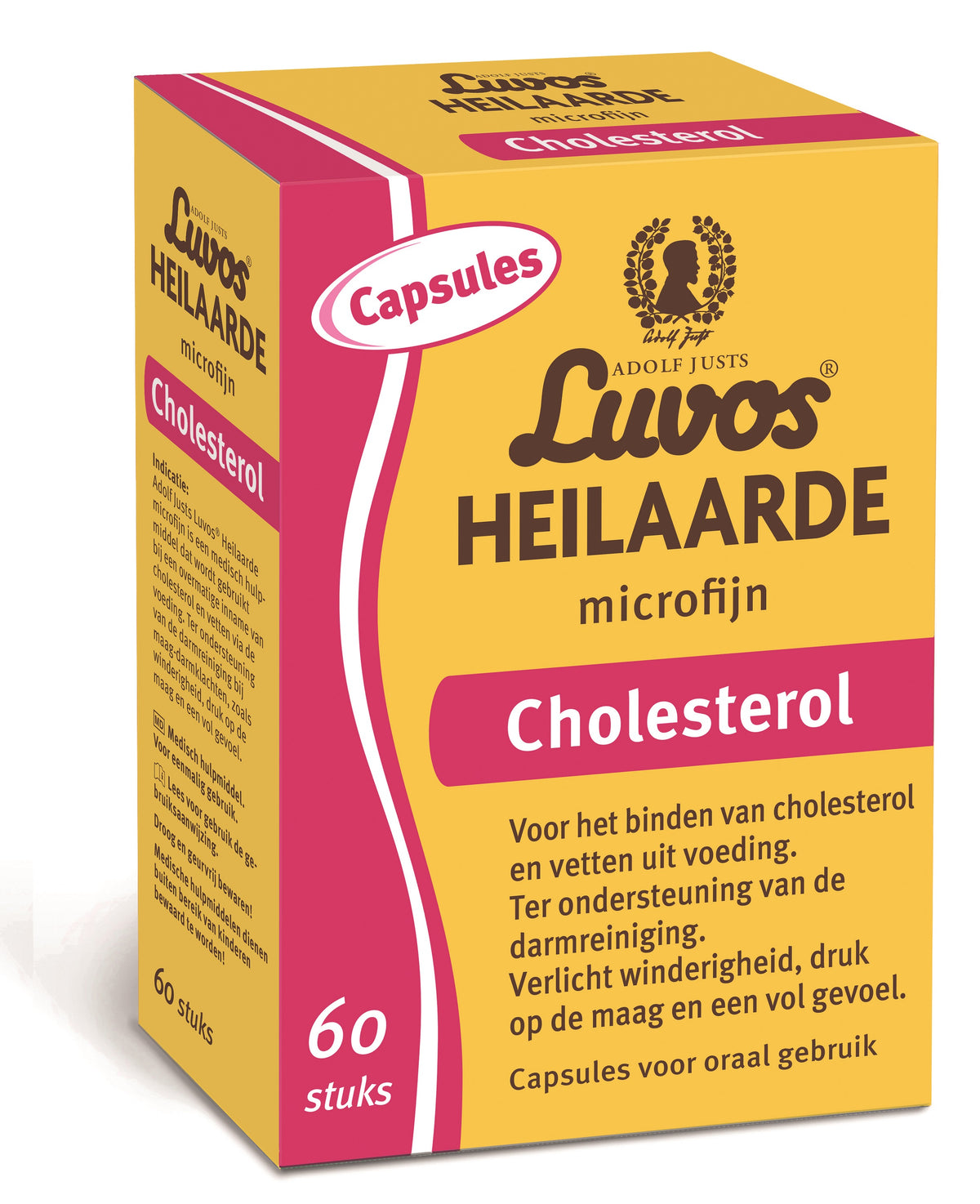 Luvos Heilaarde microfijn cholesterol 60.00 Capsules